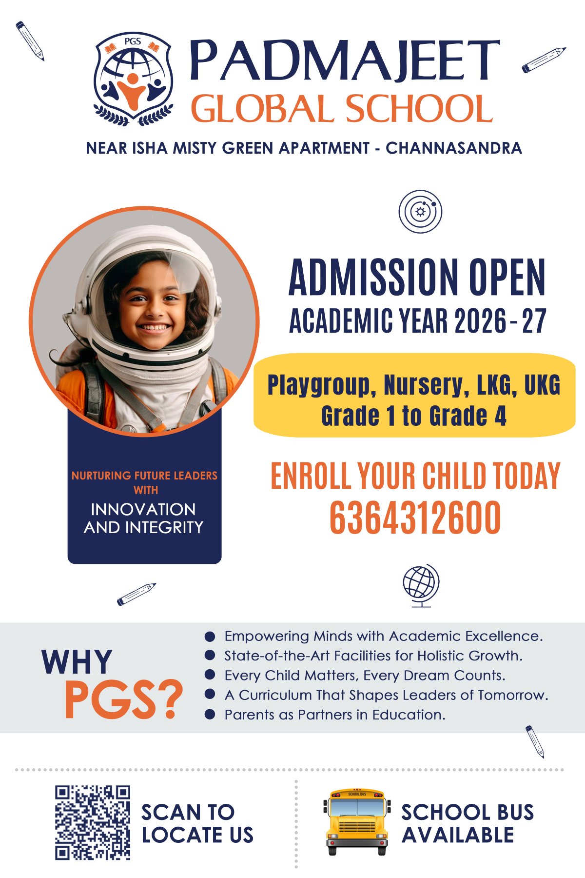 PGS Admission Poster